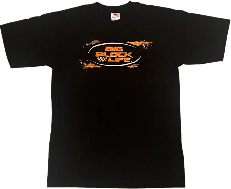 Real Sport T-Shirt (Black, Big Block Modified) - Image 2